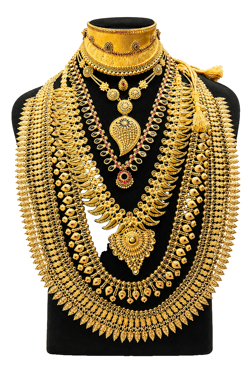 Grand Bridal Layered Set — a complete bridal set
