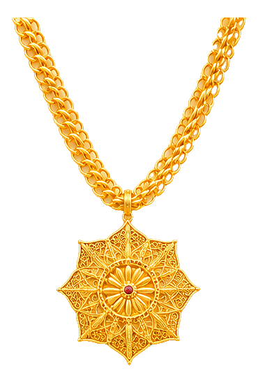 Star Mandala Pendant Chain — Daily Wear collection at Balakrishna · Stadium