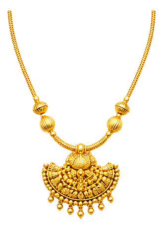 Antique Lotus Temple Necklace — bridal gold at Balakrishna · Stadium